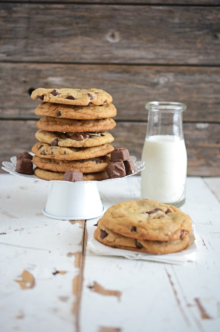 Snickers Chocolate Chip Cookies | Made with Snickers Bites