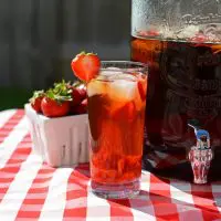 Strawberry Sun Tea