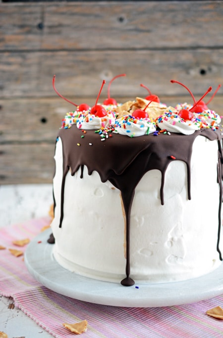 Grandmas Neapolitan Ice Cream Cake