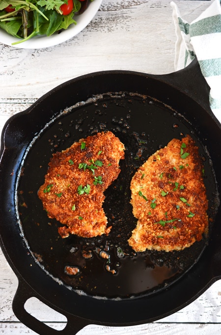 Crispy Deviled Chicken Breast