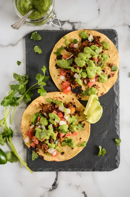 Chorizo and Potato Tacos