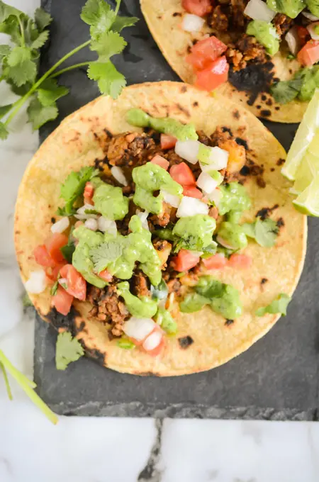 Chorizo and Potato Tacos