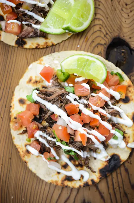 Slow Cooker Barbacoa Tacos