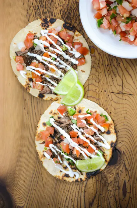 Slow Cooker Barbacoa Tacos