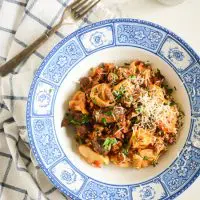 Slow Cooker Turkey Tortellini