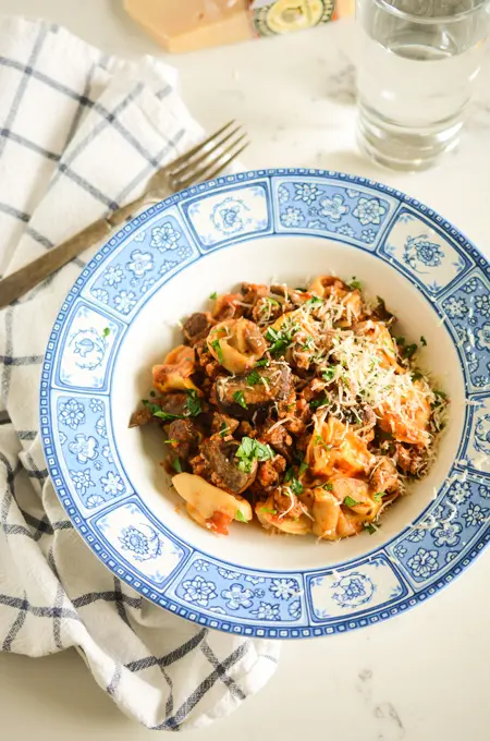 Slow Cooker Turkey Tortellini