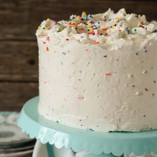 Confetti Cake With Buttercream Frosting The Cake Chica