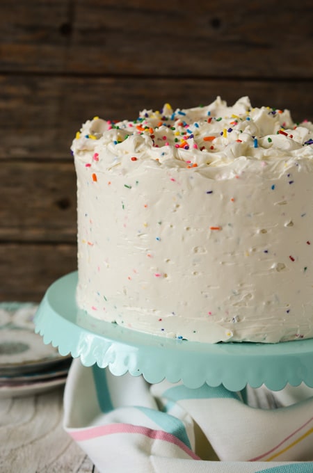 Confetti Cake with Buttercream