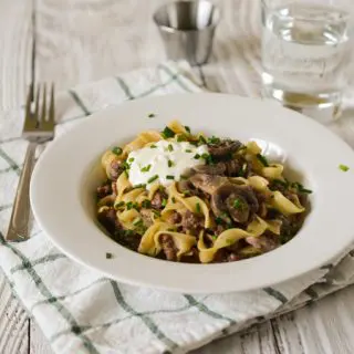 Ground Beef Stroganoff