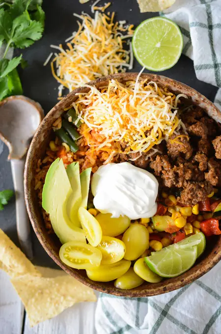 Ground Beef Taco Bowl