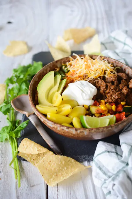 Ground Beef Taco Bowl