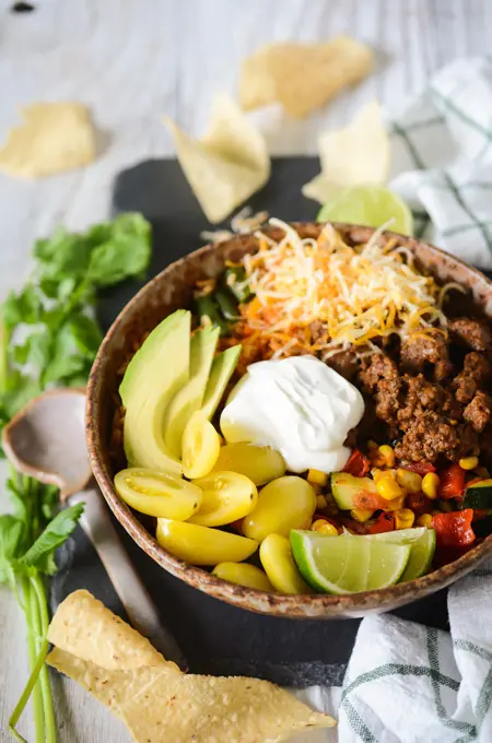 Ground Beef Taco Bowl