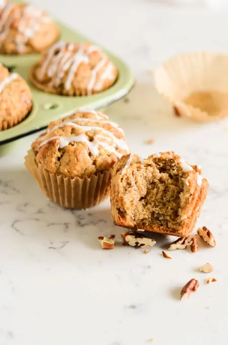 Banana Pecan Muffins