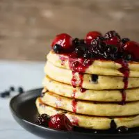 Multigrain Blueberry Pancakes