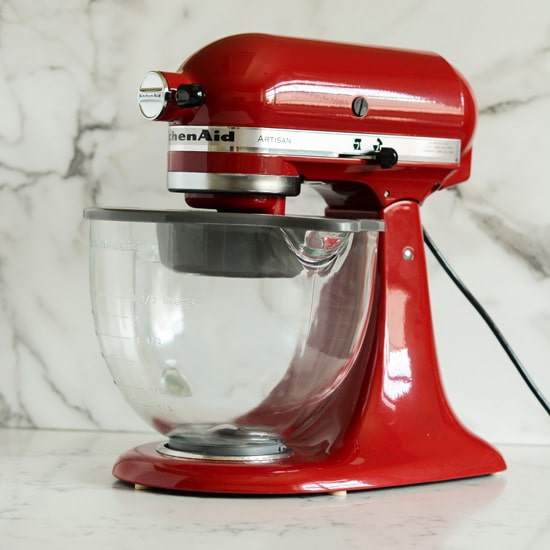 KitchenAid Artisan Tilt-Head Stand Mixer with Pouring Shield, 5-Quart, Empire Red