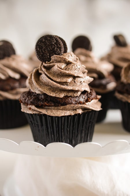 Cookies and Cream Cupcakes - Dessert for Two