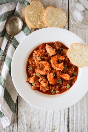 Easy Seafood and Chorizo Stew