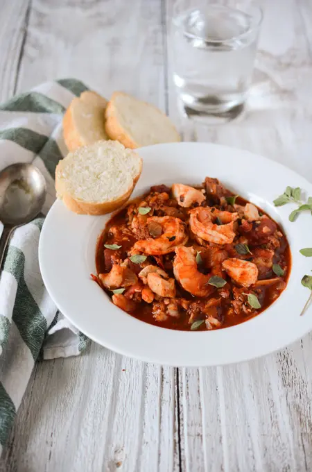 Easy Seafood and Chorizo Stew