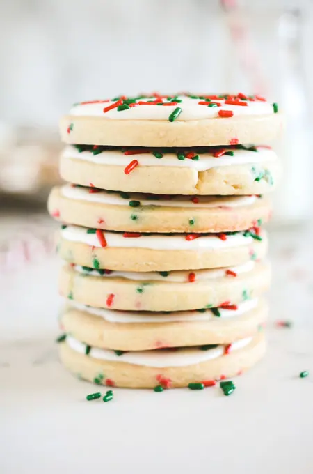 Christmas Confetti Sugar Cookies