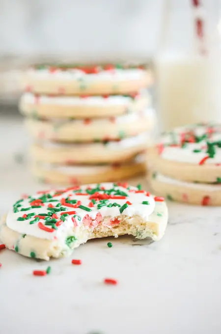 Christmas Confetti Sugar Cookies