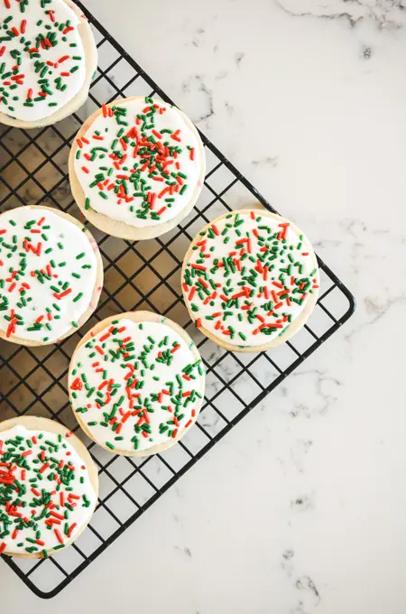 Christmas Confetti Sugar Cookies