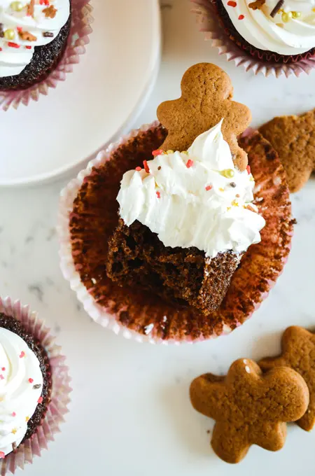 Gingerbread Cupcakes