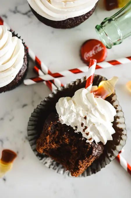 Chocolate Cola Cupcakes