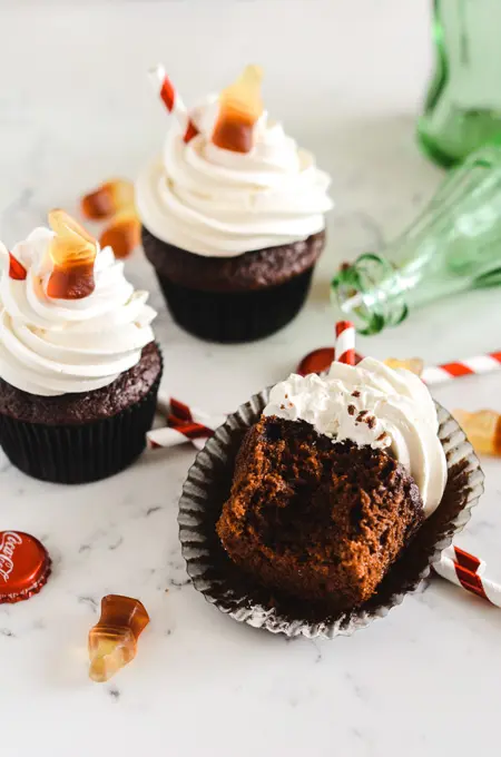 Chocolate Cola Cupcakes