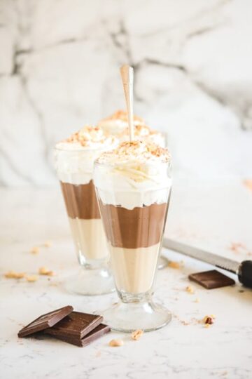 Peanut Butter Milk Chocolate Puddings