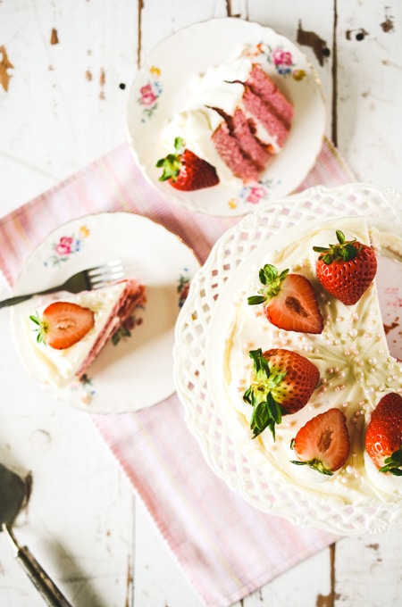 Strawberry Cake From Scratch | The Cake Chica