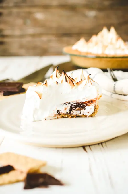 Chocolate S'mores Pie