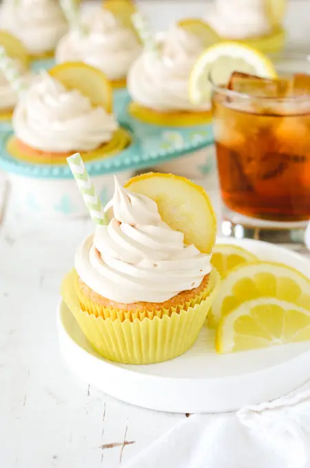 Sweet Tea Lemon Cupcakes