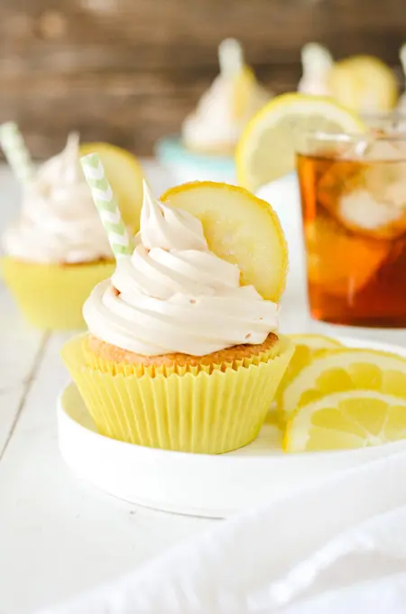 Sweet Tea Lemon Cupcakes