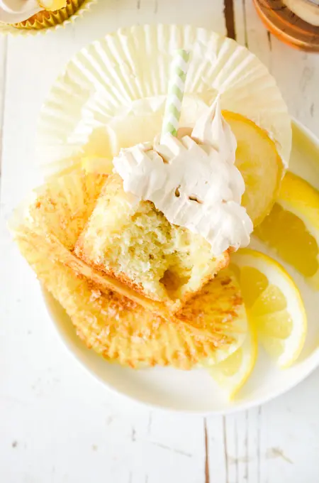 Sweet Tea Lemon Cupcakes