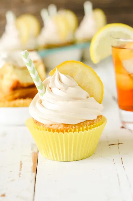 Sweet Tea Lemon Cupcakes