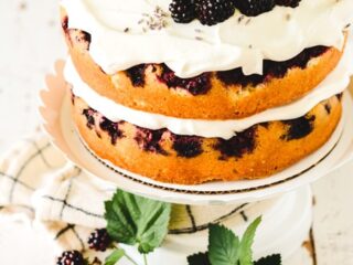 Blackberry Lavender Pound Cake The Cake Chica