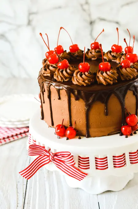 Cherry Chocolate Chip Cake