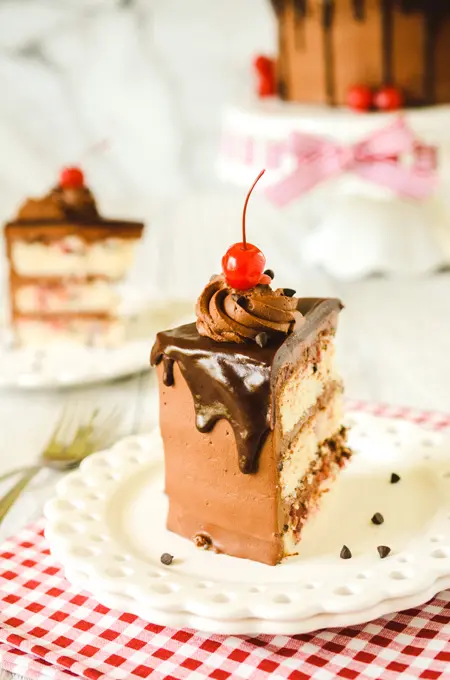 Cherry Chocolate Chip Cake