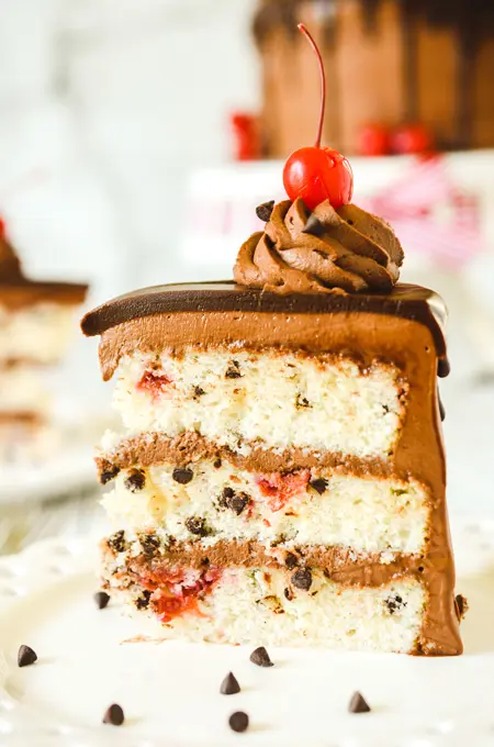 Cherry Chocolate Chip Cake