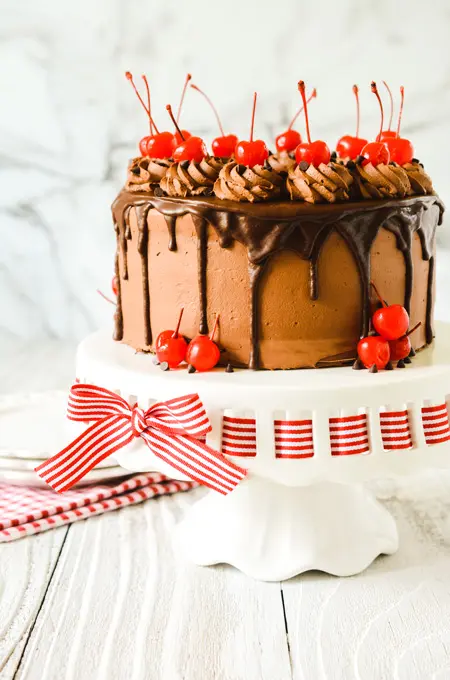 Cherry Chocolate Chip Cake