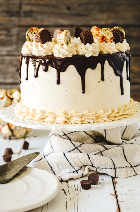 Chocolate Peanut Butter Layer Cake