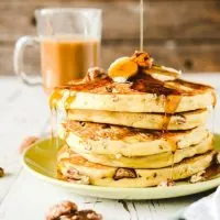 Multigrain Banana Pecan Pancakes