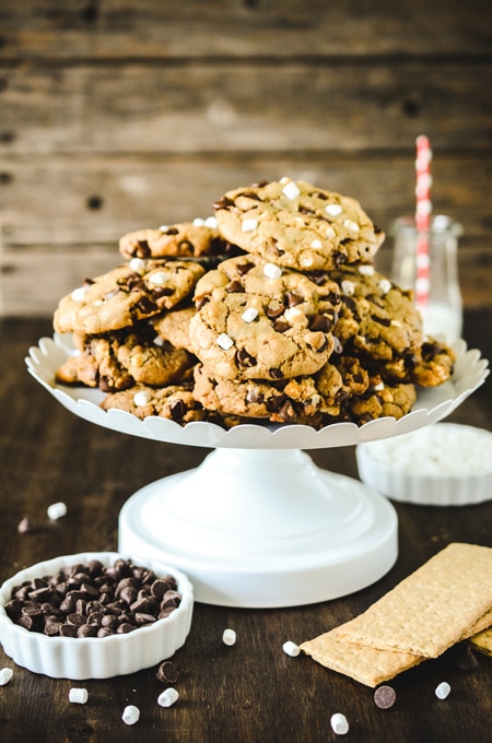 S'mores Chocolate Chip Cookies