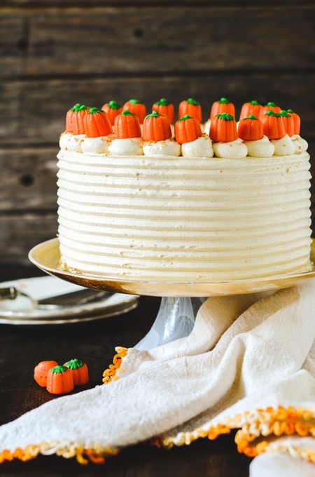 Pumpkin Spice Layer Cake | The Cake Chica