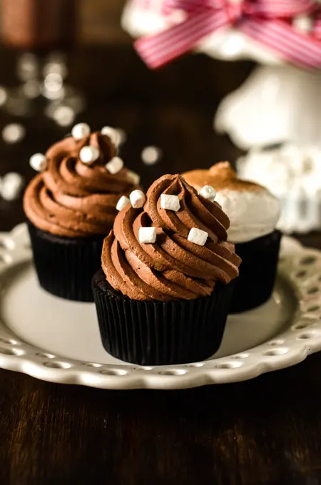 Hot Cocoa Cupcakes