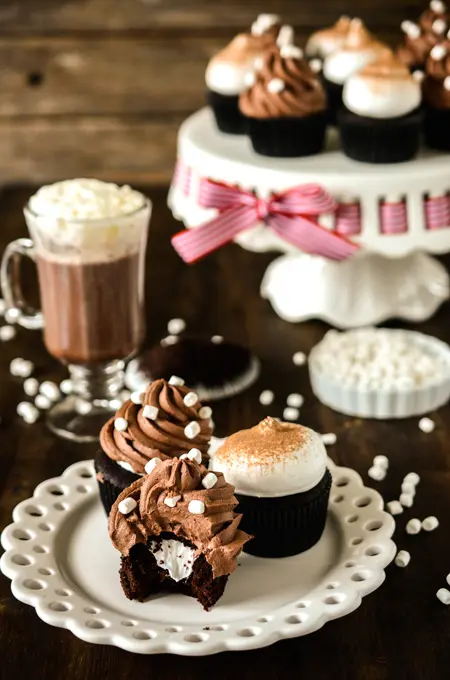 Hot Cocoa Cupcakes