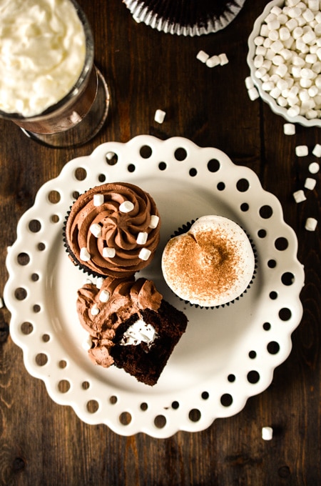 Hot Cocoa Cupcakes