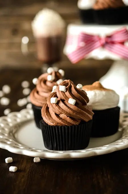 Hot Cocoa Cupcakes