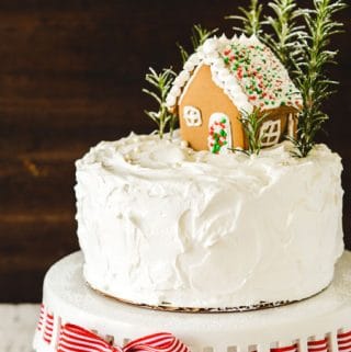 Gingerbread House Layer Cake