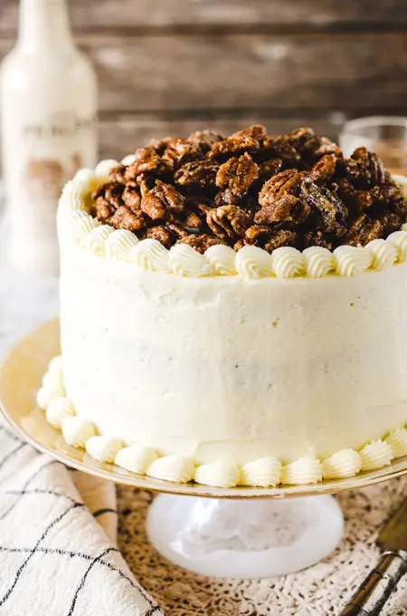 Pecan Praline Cake